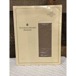 Vintage Victorias Secret Hosiery Soft Taupe Small Lycra Lace Pantyhose USA